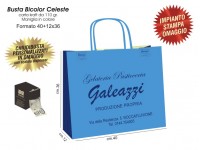 BUSTE IN CARTA BICOLOR CELESTE/BLU